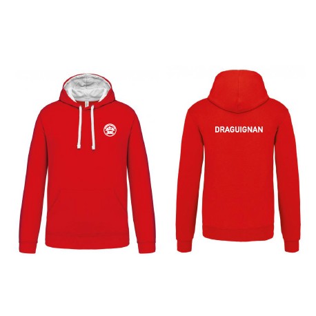 DUC Athlétisme - Sweat-shirt Homme Rouge Logo