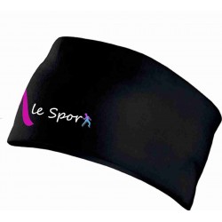 M LE SPORT Bandeau Sport Noir 