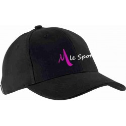 M LE SPORT Casquette Noire 