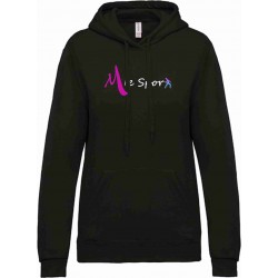 M LE SPORT Sweat Capuche Femme Dark Grey 